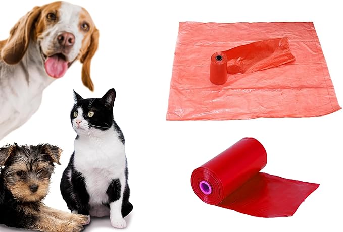 Belizay Dog & Cat Professional Pets Nail Clippers and Trimmers with Poop Bag Rolls Set, Cat and Dog Nail Clippers for Small Dogs with Safety Guard to Avoid Over Cutting. Small Size