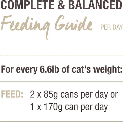 Feline Natural Wet Cat Food Pate, Beef Feast, 3 Oz Cans (Pack of 24), Grain Free, Made in New Zealand with Grass-Fed and Finished Beef, Single Source, Limited Ingredient