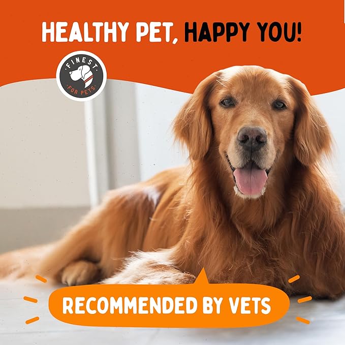 Rejenease Liquid Glucosamine for Dogs with Chondroitin, MSM & Hyaluronic Acid  Finest For Pets Hip & Joint Supplement for Dog Joint Support, Mobility, Stiffness & Pain Relief (32 oz, Made in USA)