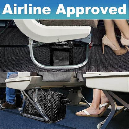 Fashion Dog Purse Carrier for Small Dogs with 2 Extra Pockets, Holds Up to 8lbs Quality PU Leather Pet Carrier, Cat Carrier, Airline Approved Puppy Purse Carrier for Travel (Black, Small Size)