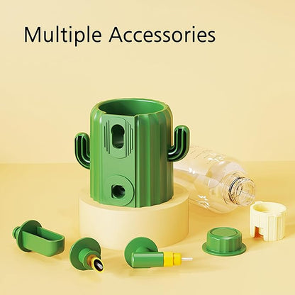 Hanging Small Animal Pet Feeder Set for Cage, Food Bowl and Gravity Water Dispenser with 3 Different Nozzles for Dog Cat Rabbit Bird Guinea Pigs Chinchilla Ferret Hedgehog