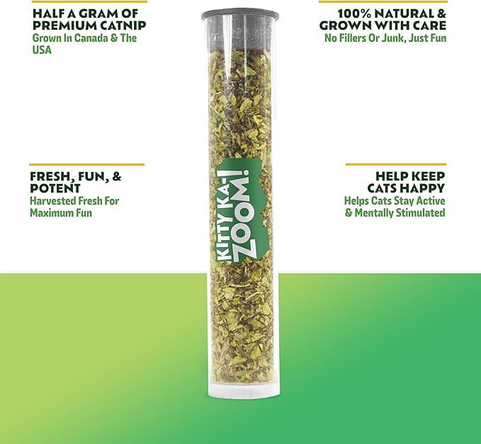 ZOOMIE Crab - Refillable Catnip Toy + Catnip | High Potency Hand Harvested Fresh | Soft Plush for Engaging Play