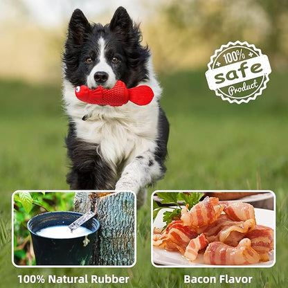 WinTour Dog Chew Toys for Aggressive Chewers Large Breed, Durable Dog Toys for Medium Dogs, Tough Dog Toys, Squeaky Dog Toys, Indestructible Dog Toys for Aggressive chewers, Super Chewer Dog Toys