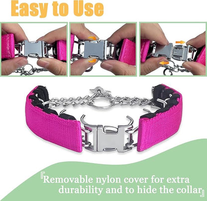 Adjustable Basic Collar with Quick Release Buckle for Small Medium Large Dogs