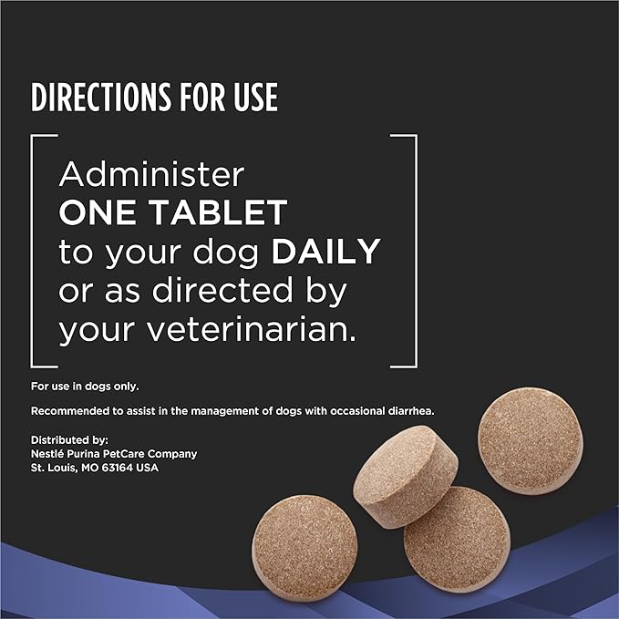 Purina Pro Plan Veterinary Supplements FortiFlora Chewable Dog Probiotic Supplement Tablets - 45 ct. Canister