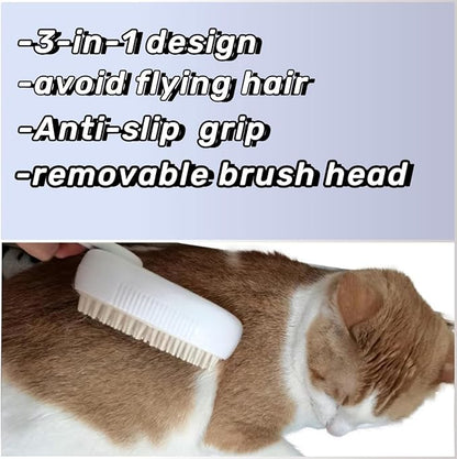 Dog Steamy Brush - Pet Hair Removal Brush for Dogs, Cats, Horses, Rabbits & Other Animals