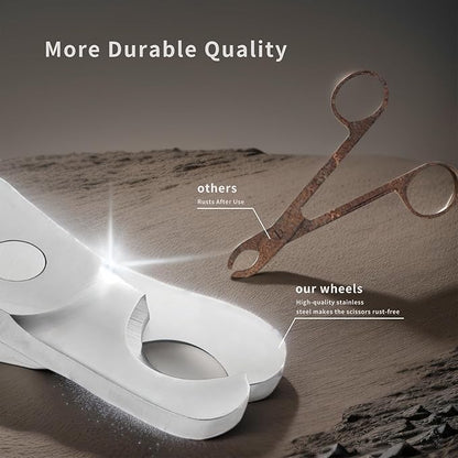 Dog Nail Trimmers & Cat Nail Clipper, Heavy Duty Stainless Steel Claw Clippers for Large Dogs & Indoor Cats, Dog Toenail Clippers with Nail File - Professional Grooming Tool for Dogs, Cats, Small Pets