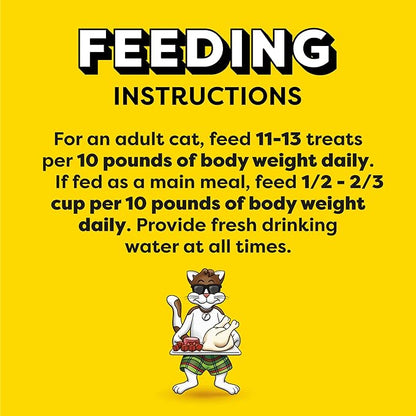 Temptations MixUps Backyard Cookout Flavor Crunchy and Soft Cat Treats, 6.3 oz. Pouch (Pack of 10)