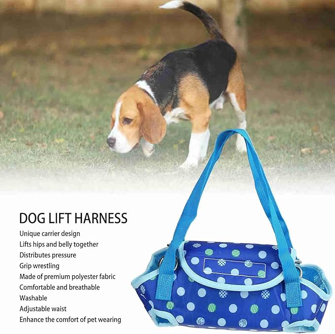 Dog Sling,Dog Sling Carrier for Small Dogs,Soft and Comfortable Can Take Cats and Dogs Out for a Walk,2-In-1design, Can be Carried on The Back or in The Hand,S