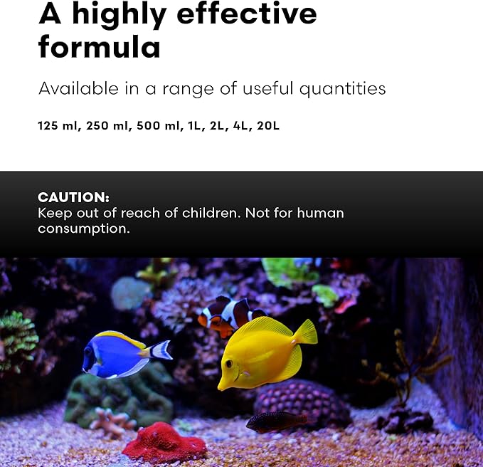 Continuum Aquatics Fraction Water Conditioner for Freshwater & Marine Aquariums – Removes Ammonia, Chlorine & Chloramines – Supports Aquarium Balance – Advanced Water Treatment, 250 ml