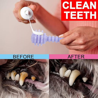 6 Pack Dog Chew Toys, Purple, Small Dog Teething Toys, Soft Durable Interactive Toys for Puppies