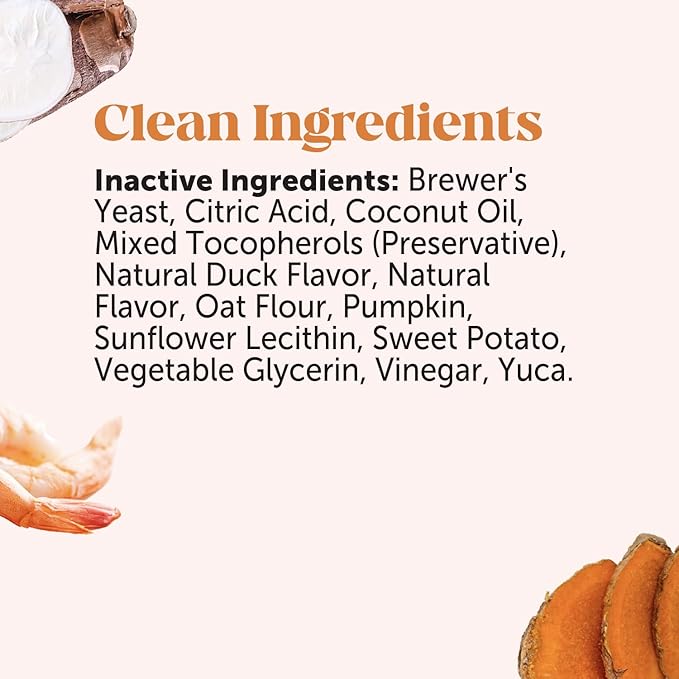 Hemp Hip & Joint Supplement for Dogs - Hemp Oil & Powder - Glucosamine Chondroitin for Dogs, Turmeric, MSM, Green-Lipped Mussel, Supports Mobility, May Reduce Discomfort (Duck)