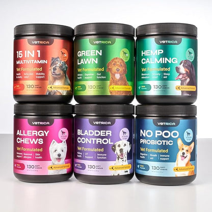 Сalming Сhews for Dogs Anxiety Relief - Anxiety Relief for Dogs - Hemp Calming Chews for Dogs - Dog Calming Treats for Storms, Separation, Fireworks, Vet Visits, Travel, Grooming - Dog Anxiety Chews