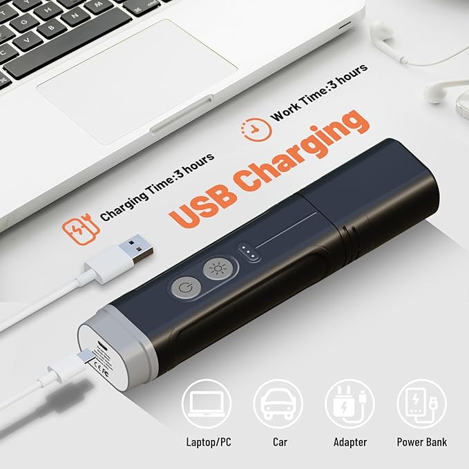 NUMINA Dog Nail Grinder with 2 LED Light 3-Speed Professional Electric Rechargeable Pet Nail Trimmer Quiet Painless Paws Grooming & Smoothing for Small Medium Large Dogs & Cats (Black)