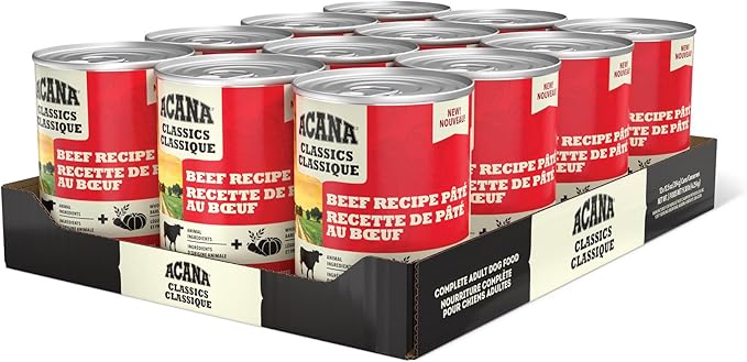 ACANA Classics Beef Recipe Pâté Wet Dog Food (Case of 12)