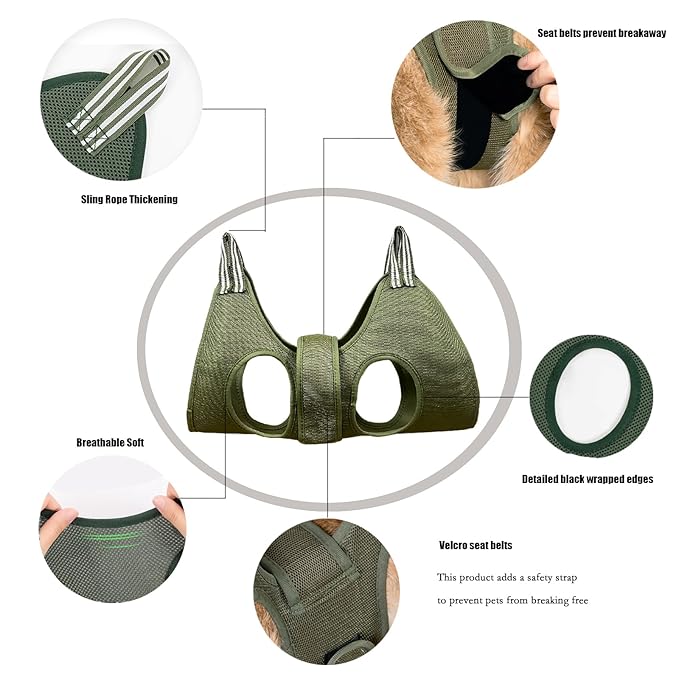 Cat and Dog Grooming Hammock with Safety Belt for Nail Clipping_rooming,Cat Bathing Bag for cat Nail Trimming,Pet Claw Care Bag, Dog Grooming Harnessï¼_,Be Sure to Check The Size Chartï¼_