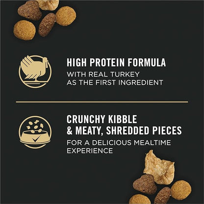 Purina Pro Plan Hairball Management, Indoor Cat Food, Turkey and Rice Formula - 16 lb. Bag