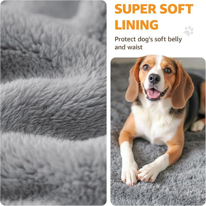 Adjustable Dog Lift Harness, Dog Sling for Large Dogs Hind Leg Support, Soft Lift Support Helps Senior, Injured, Disabled and After ACL Surgery Dogs-Black & Grey (X-Large)