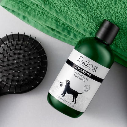D-Dog Pet Shampoo Deodorizing - Eliminates Bad Odor - Deodorant Shampoo - Hypoallergenic and Alcohol Free - Deeply Cleanses Hair of Impurities - Protects Skin and Coat - 8.5 Oz