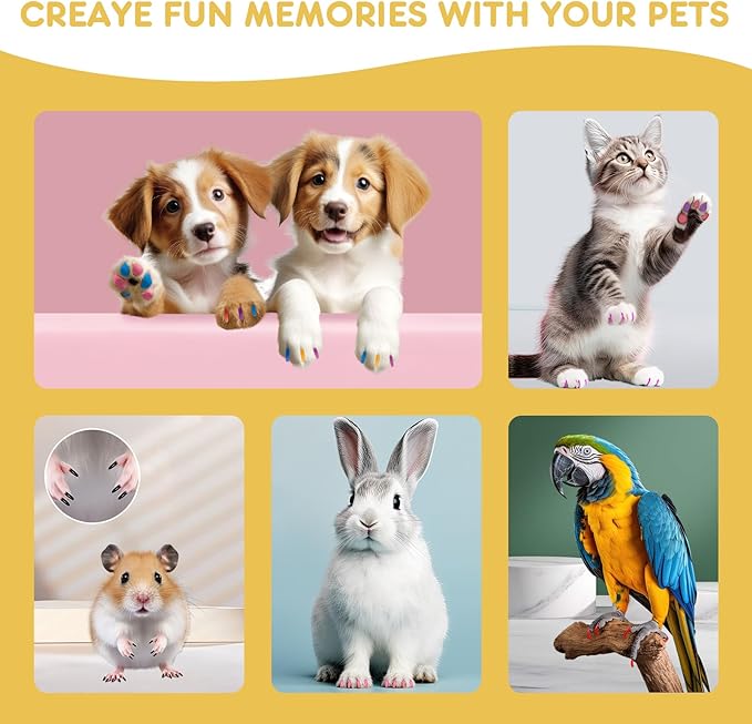 Dog Nail Polish Pens Quick Dry,12 Colors Pet Nail Polish Kit for Dogs,Cats or Birds,Dog Safe Nail Polish and Easy to Apply,Nail Polish Pens for Dogs, Christmas Dog Nail Polish,Ideal Gifts for Dog