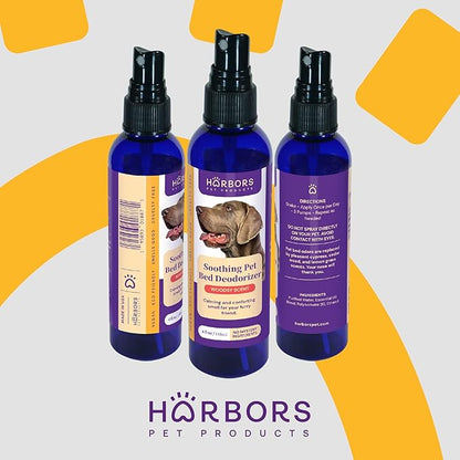 Harbors Soothing Pet Bed Deodorizer - Pet Aromatherapy | Deodorizers Pet Bed and Calms and Soothes Your Pet | 100% Satisfied or Return for Full Refund