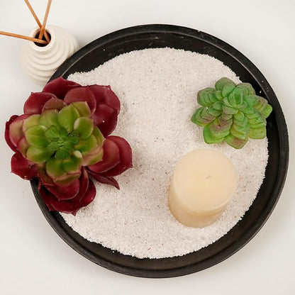 Silica Gravel, Multi-Purpose Mini White Silica Sand for Fire Pits, Aquariums and Landscaping, 11LB