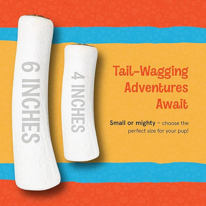 Bacon & Cheese Stuffed Dog Bones - 3-4 Inch Long Dog Treats - Natural Stuffed Dental Dog Bone Treats for Dogs - 5 Pack