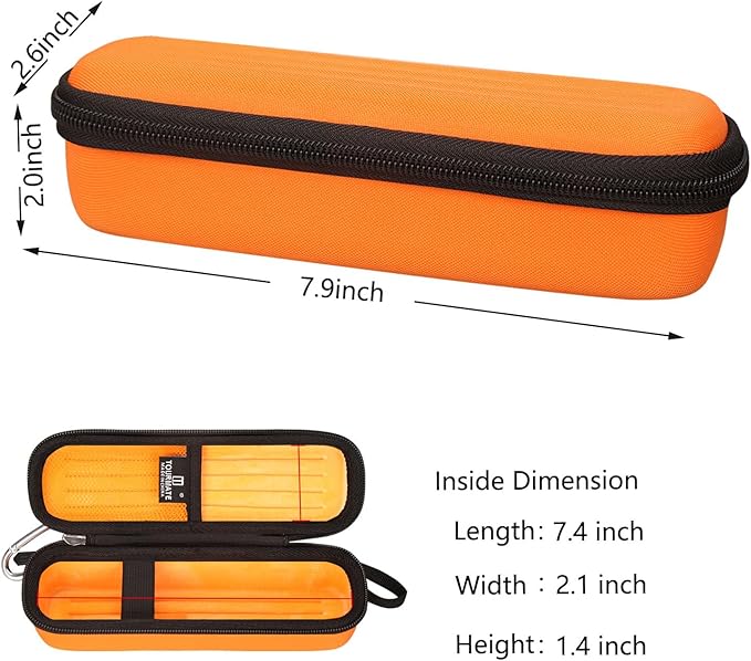 Hard Storage Case for Casfuy Dog Nail Grinder - Travel Case for Enhanced Pet (Only Case) (Orange)