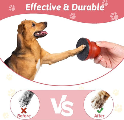 Dog Scratch Pad for Nails, Dog Nail File Board, Dog Nail Scratch Board for Dogs, Puppy Nail File for Dogs, Cat Nail File, Nail Dremel Tool for Dogs,Pet Nail File with 3 Pcs Replaceable Sandpaper(Wood)
