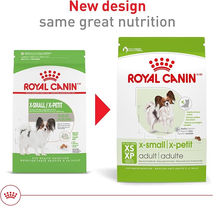 Royal Canin Size Health Nutrition X-Small 7+ Adult Dry Dog Food, 2.5 lb Bag