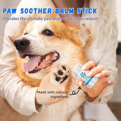 Dog Paw Care Kit- Dog Paw Cleaner for Dogs Large Medium Small XL Breed Balm for Heals - Repairs & Restores Dry - Cracked Paws & Nose Protector for Pet Foot Washer