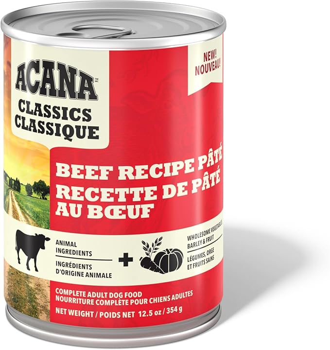 ACANA Classics Beef Recipe Pâté Wet Dog Food (Case of 12)