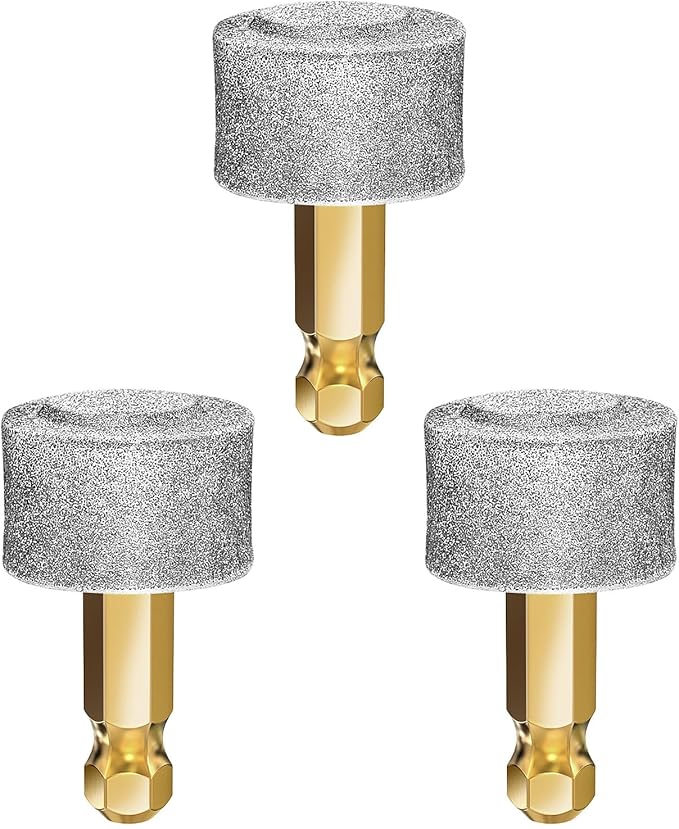 Dog Nail Grinder Replacement Head Drills Pet Nail Grinder Replacement Professional Spare Grinding Head for Dog Claw (3Pieces)