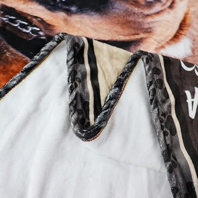 Tupmnbry Boxer Dog Blanket Cute Puppy Throw Blanket Super Soft Flannel Throw Blanket Lightweight Fluffy Plush Fuzzy Bed Blanket for Cute Pet 60"X80"