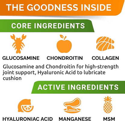 STRELLALAB Liquid Glucosamine for Dogs (16 OZ) - All-Natural Hip & Joint Supplement, Glucosamine Chondroitin Liquid, MSM & Collagen for Dogs Mobility, Joint Pain Relief for Small & Large