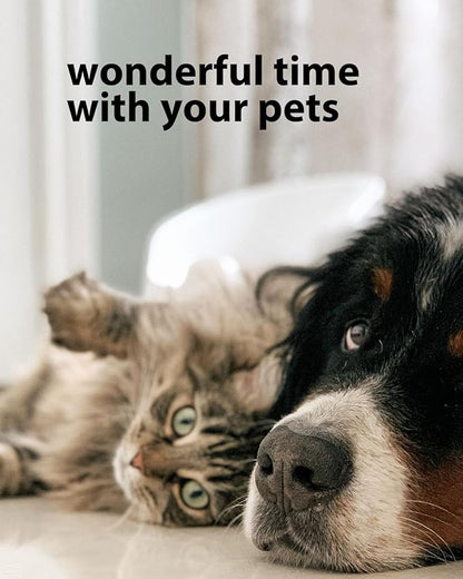 2 Pack Pet Grooming Replacement Blades for ONEISALL Dog Grooming Kit, Low Noise Pet Clipper Replacement Blades Compatible with ONEISALL Dog Clippers, Cleaning Brush, Black