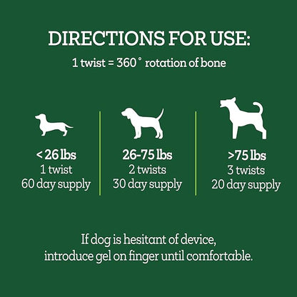 Vetality Twist + Lick Well Gel Hip & Joint Supplement for Dogs 2.3 oz