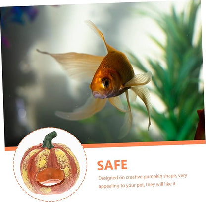 2pcs Resin Fish Cave Wear-Resistant Decorative Aquarium Decor for Fall Aquarium Decor