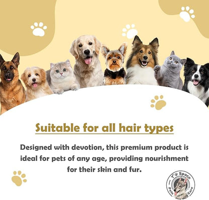 Dog Shampoo and Conditioner, Dog Hypoallergenic Shampoo for Dog Sensitive Skin and Dog Itching Skin Relief, Dog Shampoo for Smelly Dogs, Balance The Ph of Your Dog's Skin（Net 2.03 FLOz ）