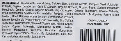 Stella & Chewy's Freeze Dried Raw Chewy_ Chicken Meal Mixers  Dog Food Topper for Small & Large Breeds  Grain Free, Protein Rich Recipe  8 oz Bag
