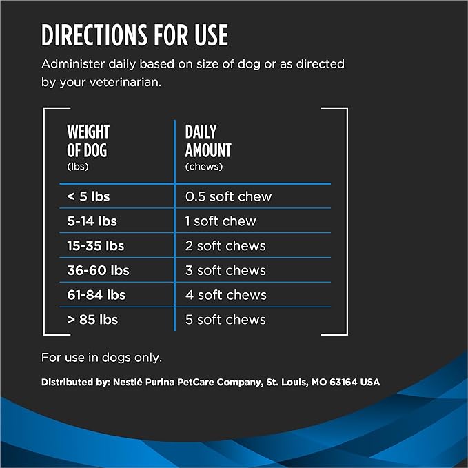Purina Pro Plan Veterinary Supplements Skin Care Dog Supplements With Omega-3 Fish Oil and EPA and DHA - (Pack of 3) 60 ct. Pouches