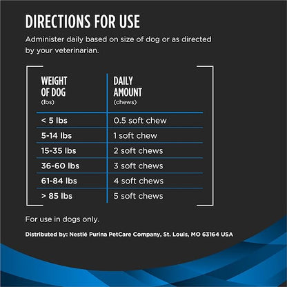 Purina Pro Plan Veterinary Supplements Skin Care Dog Supplements With Omega-3 Fish Oil and EPA and DHA - (Pack of 3) 60 ct. Pouches