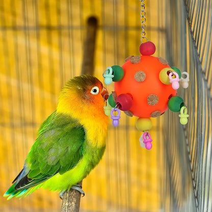 Colorful Parakeet Toys and Bird Cage Accessories, Hanging and Standing Fun Toys for Small Birds Like Conures, Cockatiels, Budgies, and Lovebirds
