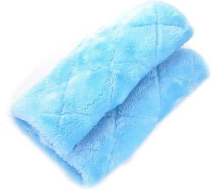 Winter Warm Bird Nest House Shed Hut Hanging Hammock Finch Cage Plush Fluffy Birds Hut Hideaway for Hamster Parrot Macaw Budgies Eclectus Parakeet Cockatiels Cockatoo Lovebird (M, Blue)