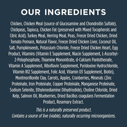 Instinct Raw Boost Small Breed, Natural Dry Dog Food with Freeze Dried Pieces, High Protein, Grain Free Recipe - Real Chicken, 4 lb. Bag