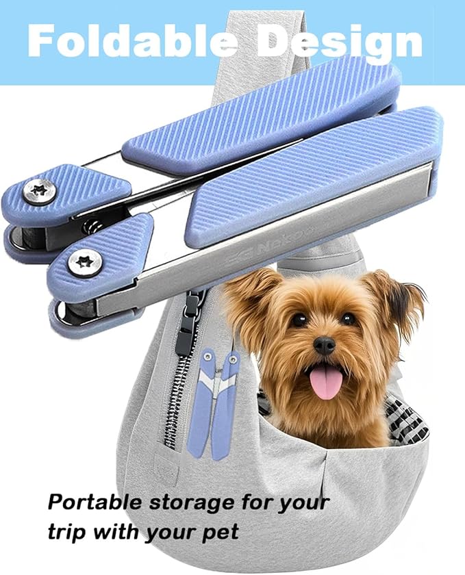 Portable Dog Nail Clippers with Foldable Design Cat Nail Trimmer