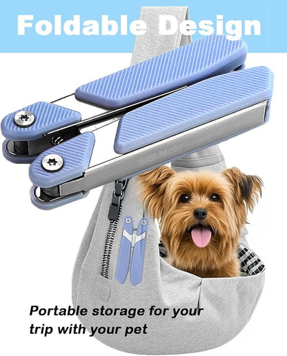 Portable Dog Nail Clippers with Foldable Design Cat Nail Trimmer