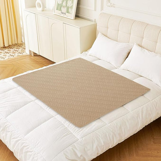 hyha Waterproof Dog Blanket, Soft Pet Bed Blankets, Waterproof Sofa Couch Cover for Dogs Washable, Reversible Pet Couch Covers for Sofa Furniture (40x50 Inch, Camel/Beige)