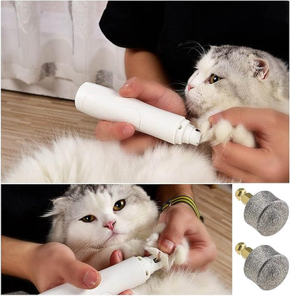 10PCS Dog Nail Grinder Head Replacement Pet Nail Grinder Tips Emery Grinding Head for Most Pet Electric Claw Nail Grooming Tools