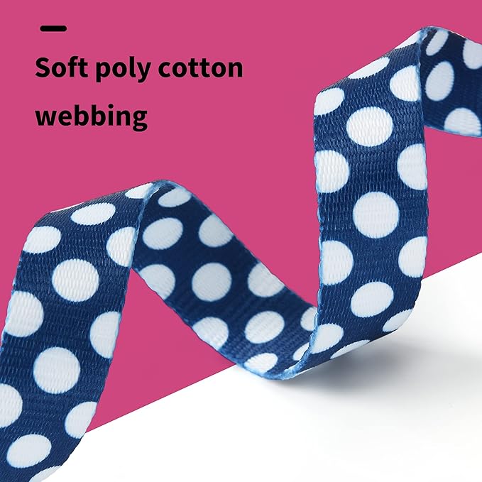 Mile High Life Dog Collar | Cute Puppy Collars | Lightweight Girl Dog Collar | Soft Boy Dog Collars | w Geometric Plaid Wave Line Pattern (Blue/White, Medium)